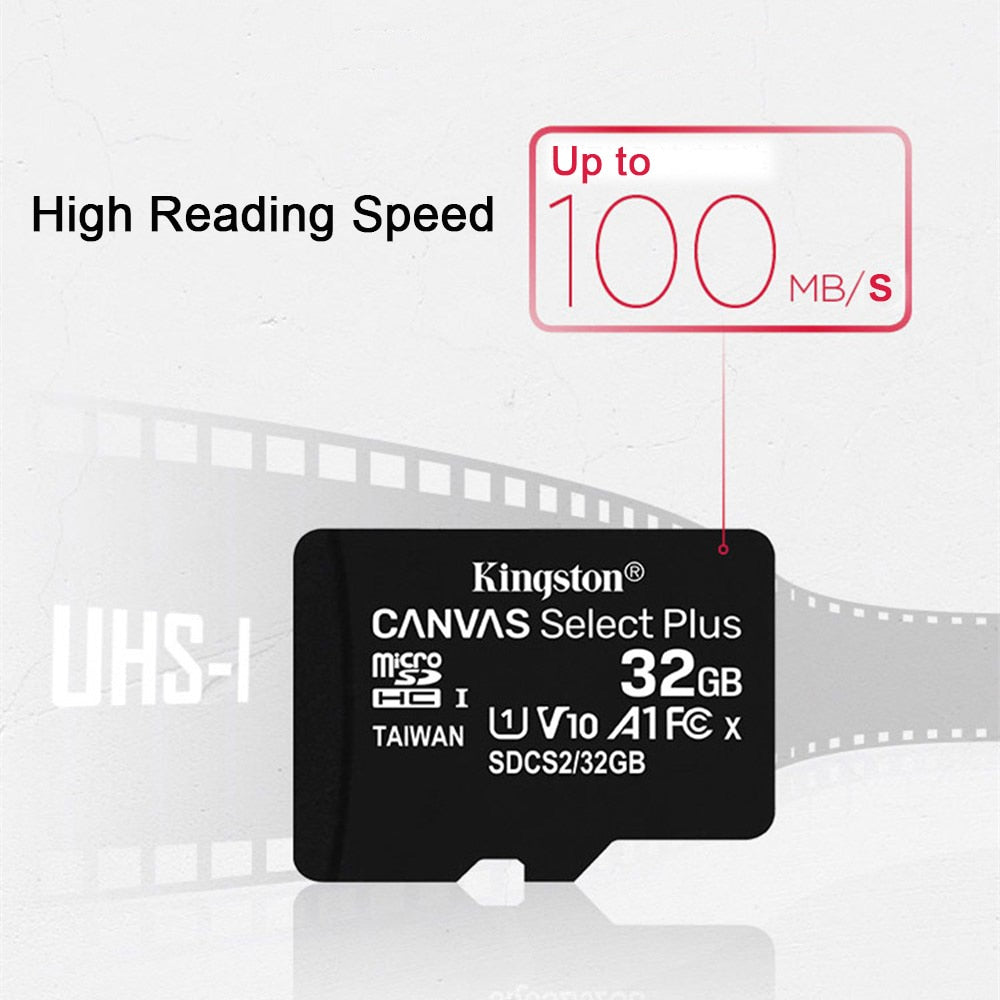 Storage - Kingston Memory Card 32GB/64GB/128GB Micro SD TF MicroSD SDCS2 100MB/S Reading Speed Class 10 Flash Card SD