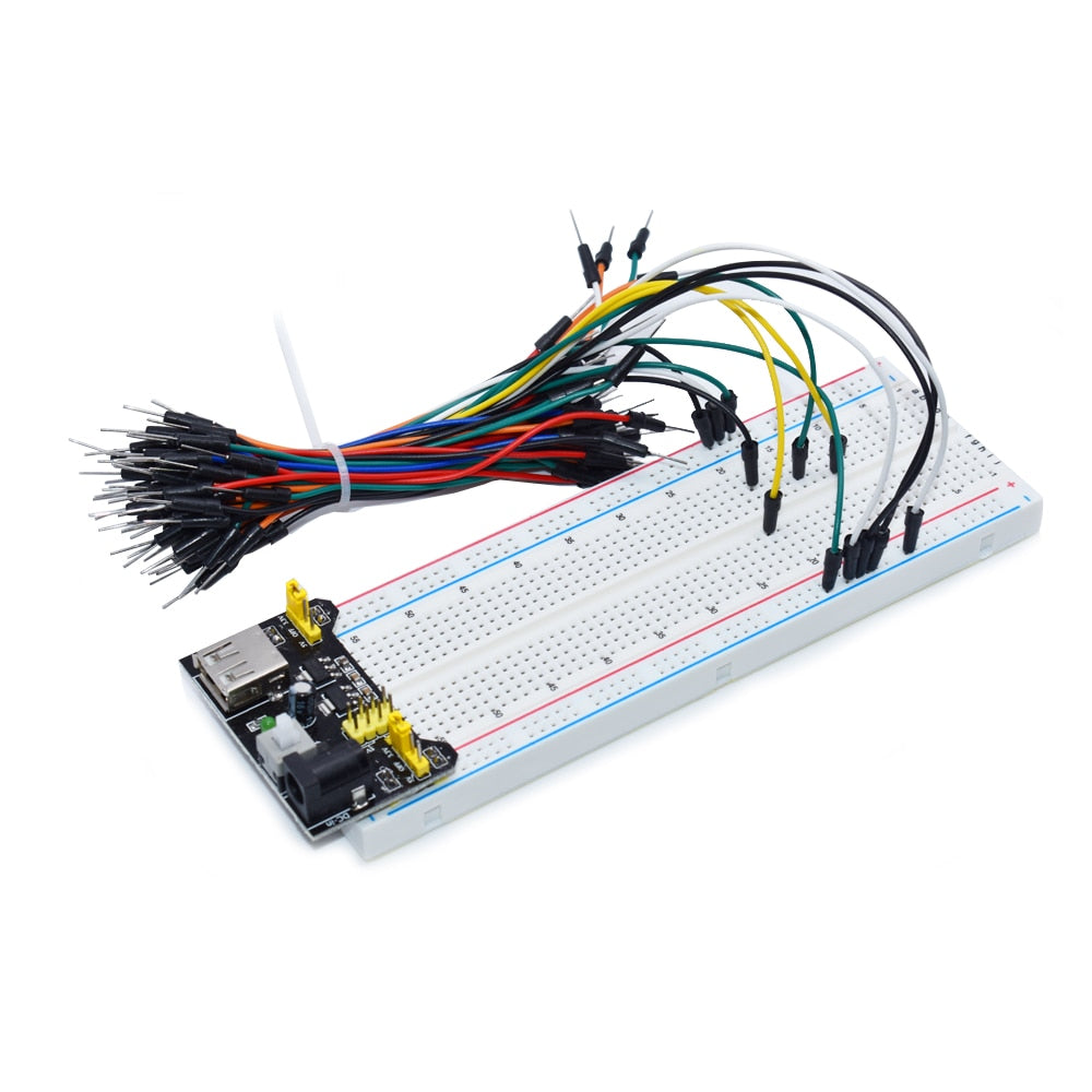 GPIO - NEW MB-102 MB102 Breadboard 400 830 Point Solderless PCB Bread Board Test Develop DIY for arduino laboratory SYB-830