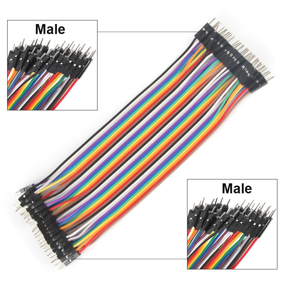 GPIO - 40PIN Cable Dupont Line 10cm 20cm 30cm Male to Male Female to Female Male to FeMale Jumper Dupont Wire Cable For PCB DIY KIT