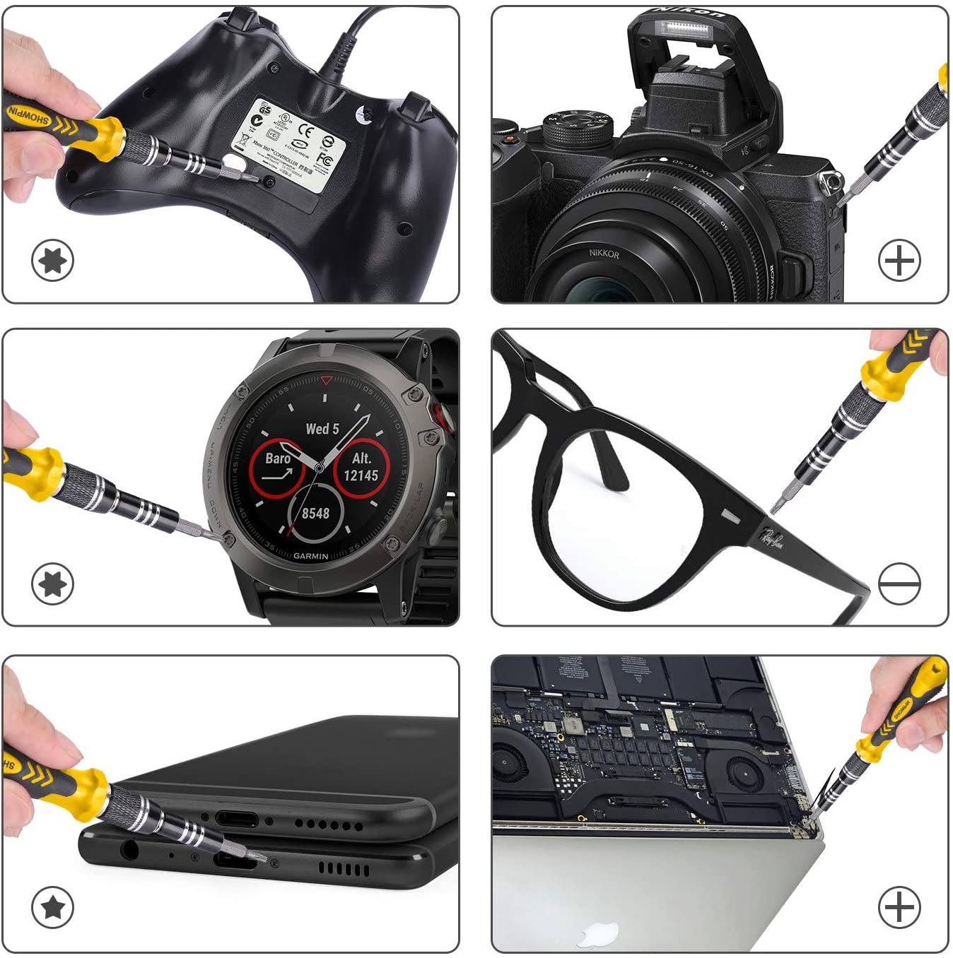 Tools - Computer Repair Kit,122 in 1 Magnetic Laptop Screwdriver Kit, Precision Screwdriver Set, Small Impact Screw Driver Set with Case