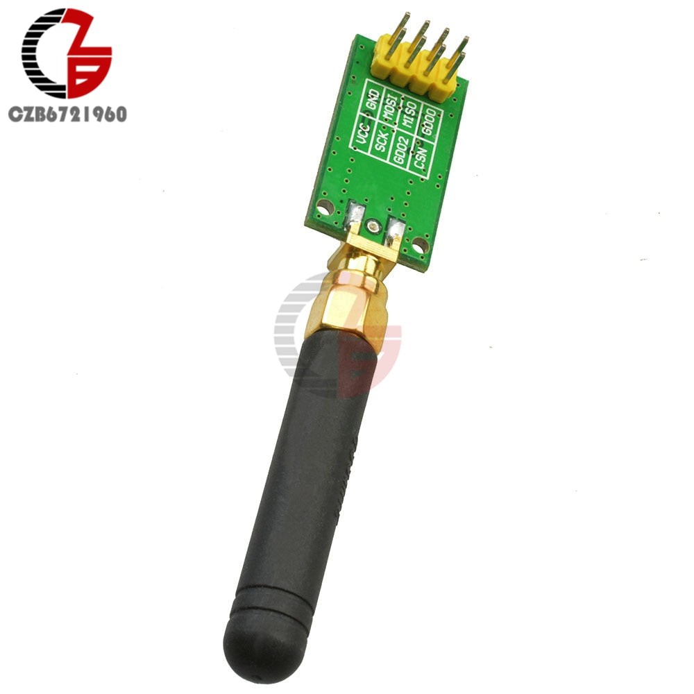 GPIO - CC1101 Wireless Transceiver 315MHz 433MHz 868MHz 915MHz Transmitter Receiver Module + SMA Antenna 300-348 MHz 387-464 MHz ISM