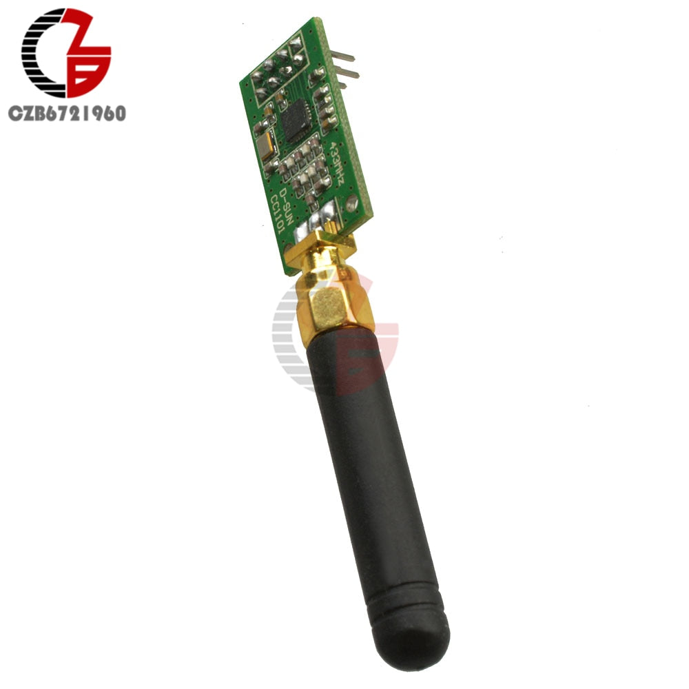 GPIO - CC1101 Wireless Transceiver 315MHz 433MHz 868MHz 915MHz Transmitter Receiver Module + SMA Antenna 300-348 MHz 387-464 MHz ISM