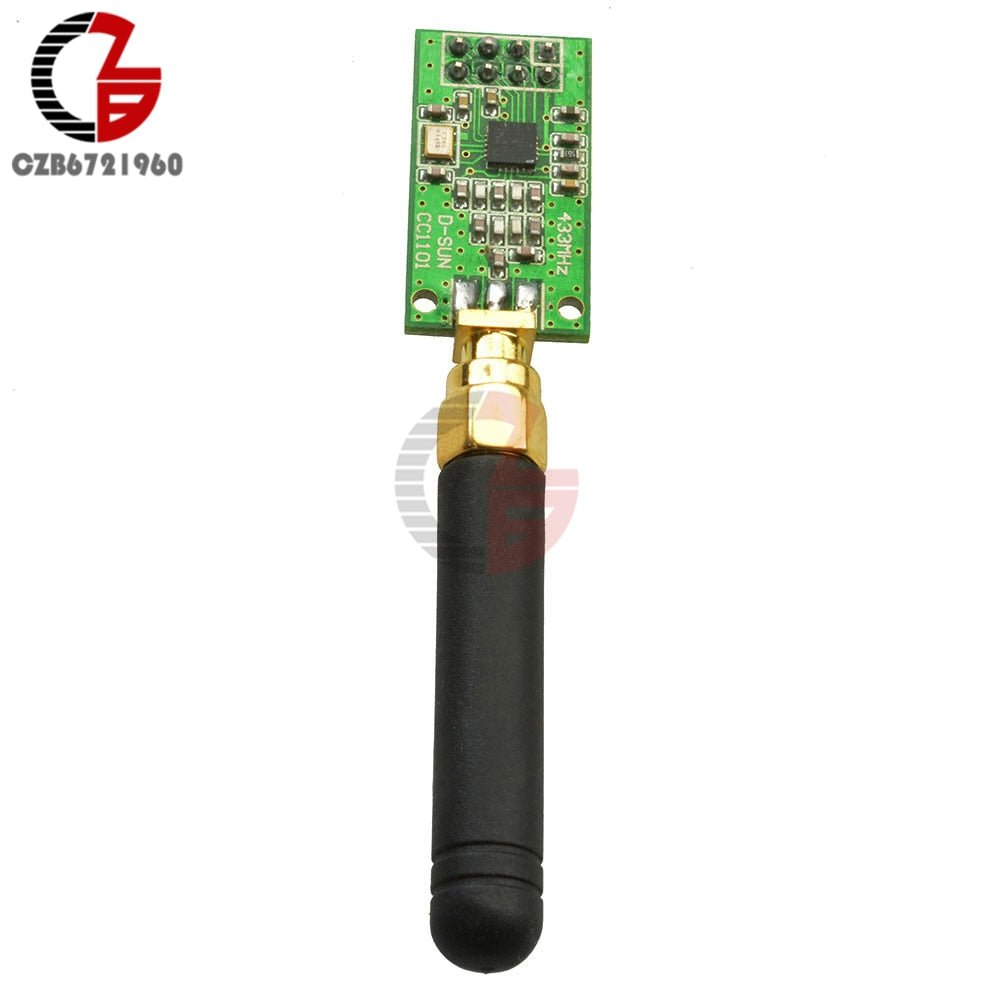 GPIO - CC1101 Wireless Transceiver 315MHz 433MHz 868MHz 915MHz Transmitter Receiver Module + SMA Antenna 300-348 MHz 387-464 MHz ISM