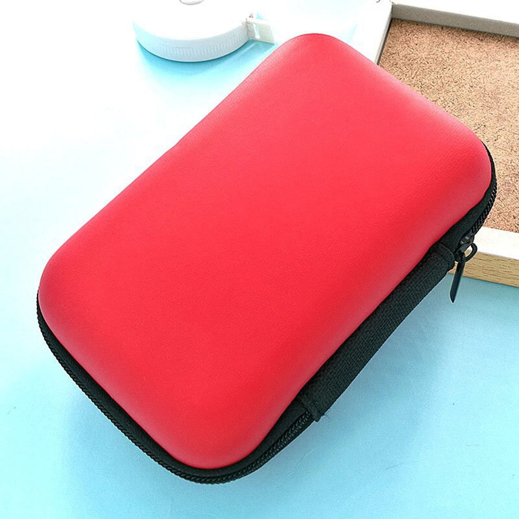 Cases - Flipper Zero / Headphone Cable Storage Case Rectangular Box EVA Zipper Bag Pocket Pouch
