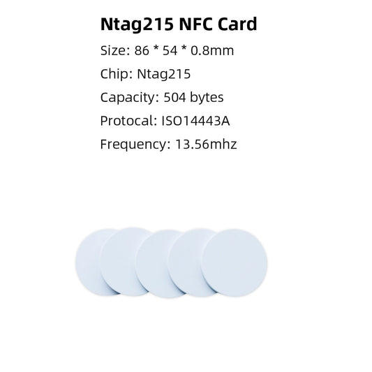 NFC - 50/30pcs NFC Ntag215 Coin TAG Key 13.56MHz NTAG 215 Card Universal Label RFID Ultralight Tags