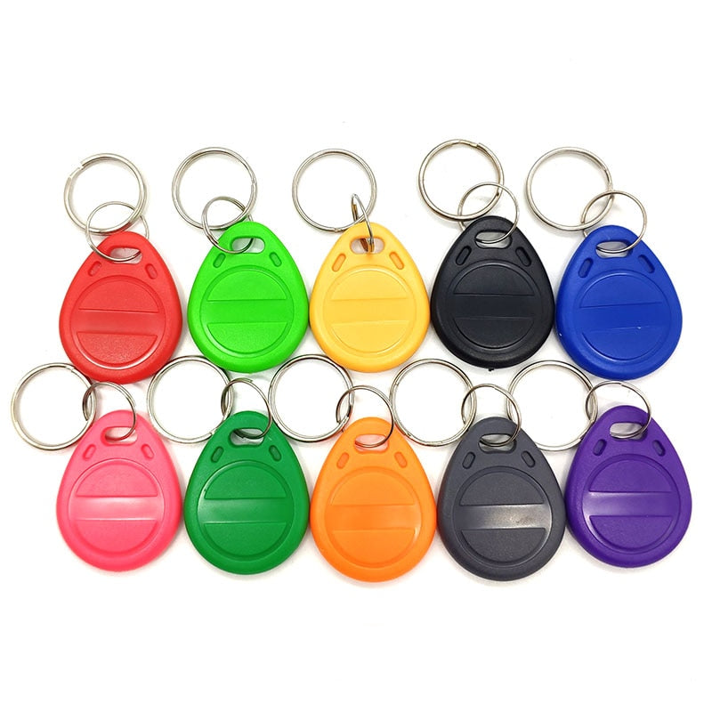 RFID - 100pcs EM4305 T5577 Copy Rewritable Writable Rewrite Duplicate RFID Tag Copy EM4100 125KHZ Card Proximity ID Token Keyfobs