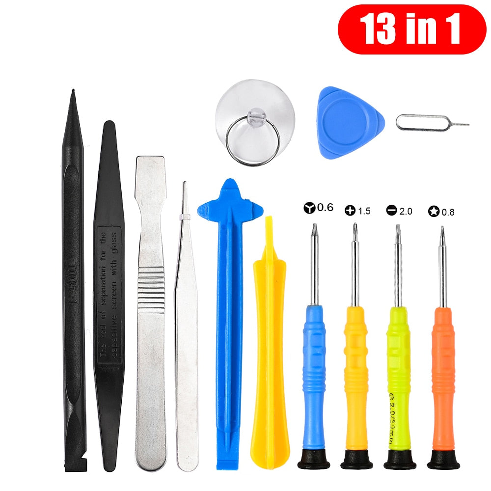 Tools - 8-24PCS Phone Repair Tool Open Pry Bar Screen Disassembly Screwdriver Kit for iPhone 13 12 8 7 6S 6 Manual Disassembly Tool Kit