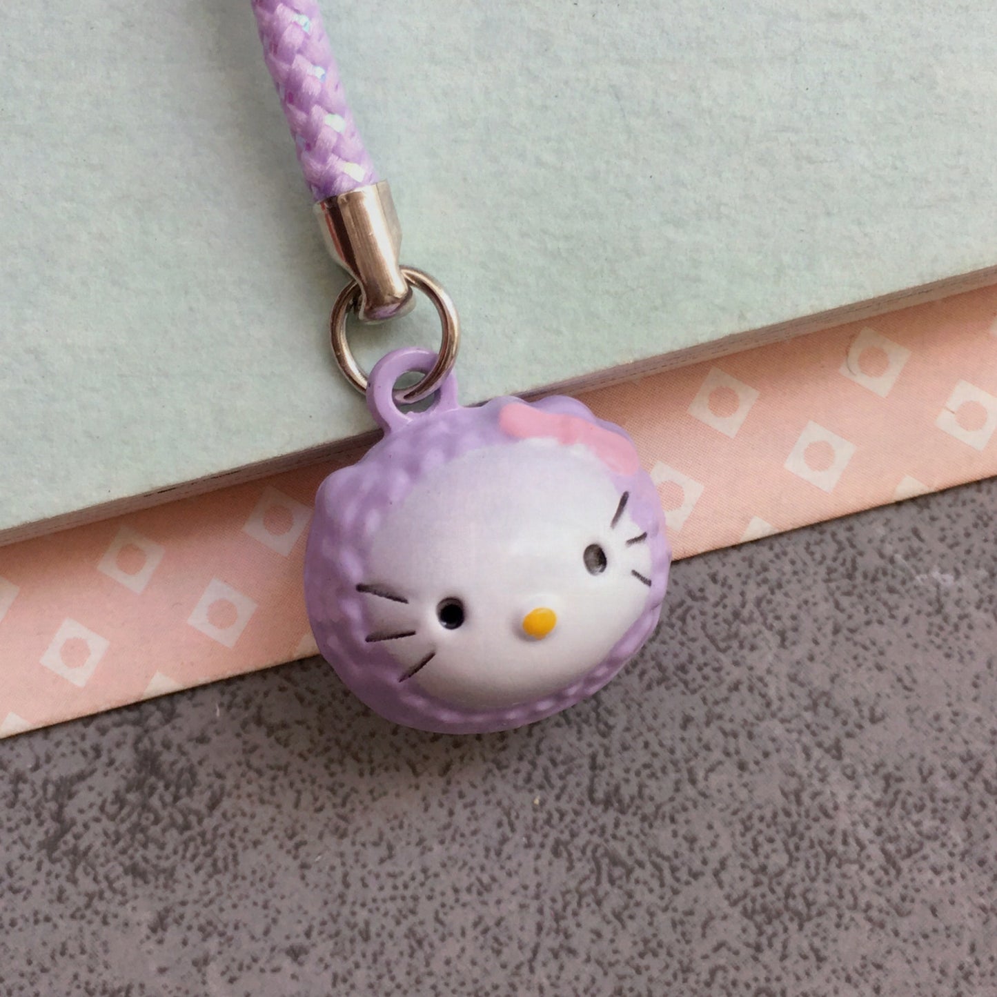 Charms - Kawaii Sanrio Hello Kitty Accessories Mini Bells Charms Phone Charms Key Rings School Bag Charms Decorations Girl Friend Gifts