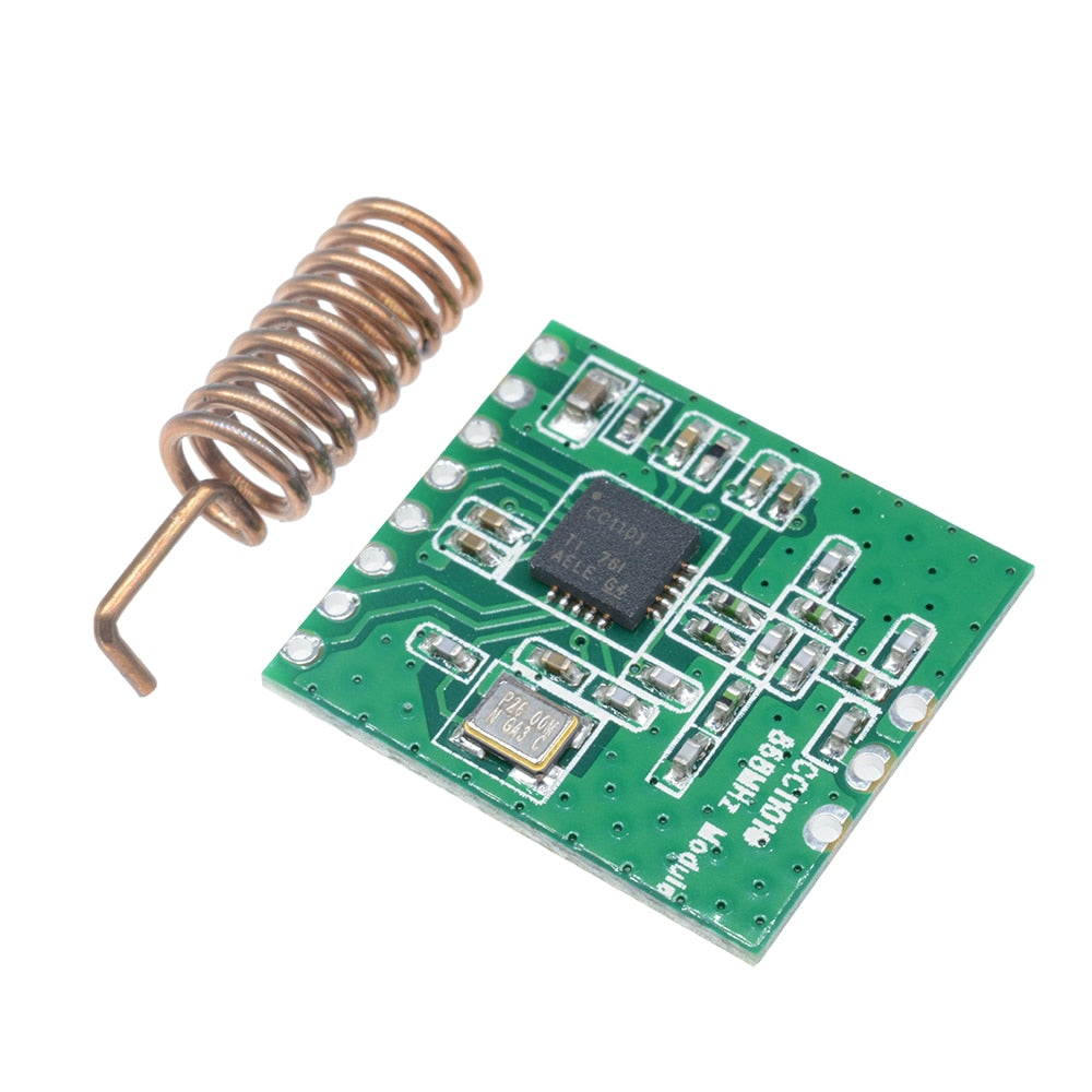 GPIO - CC1101 10mW Wireless Module 433MHZ 868MHZ 1.8-3.6V Long Distance Transmission With SMA Antenna Wireless Transceiver Module