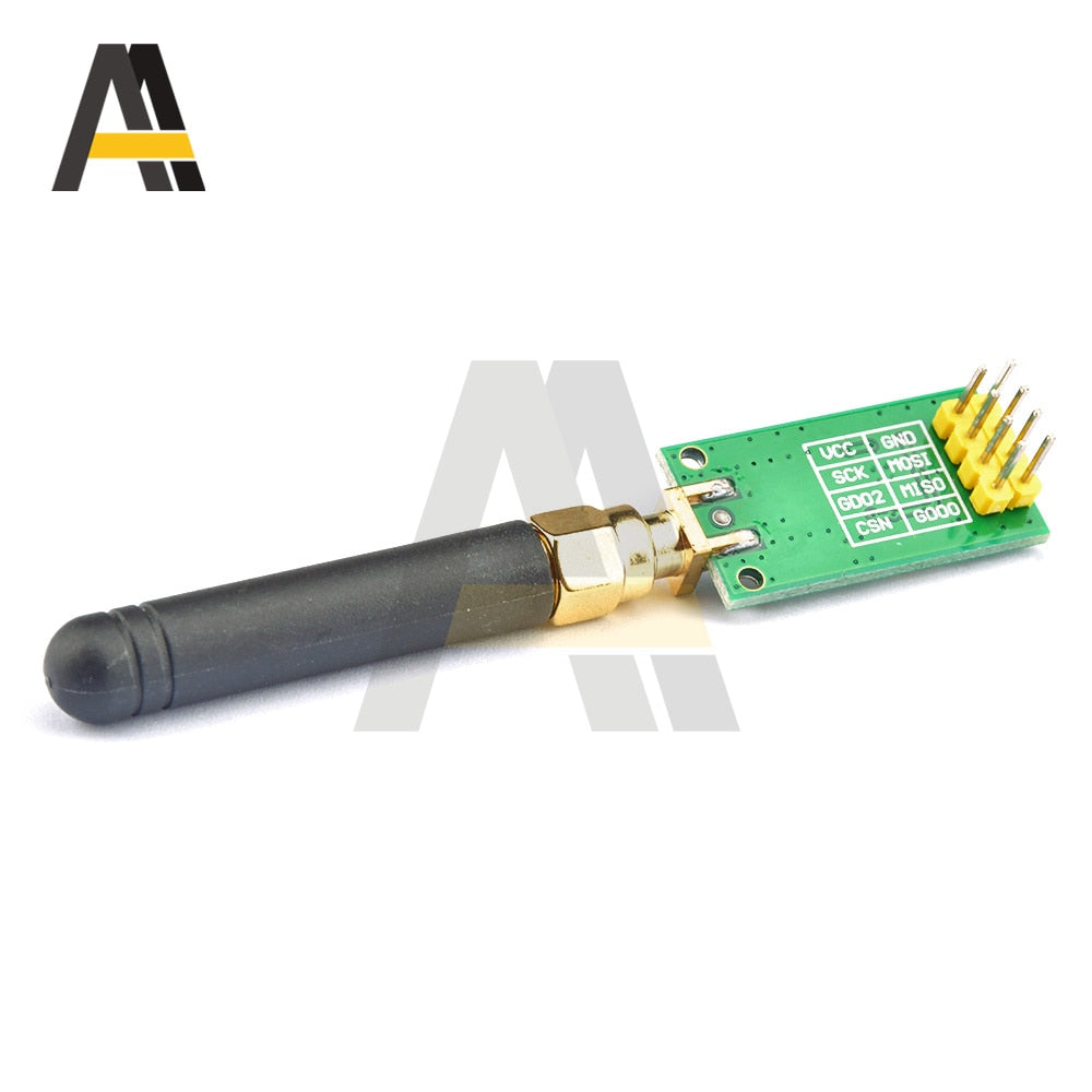 GPIO - CC1101 10mW Wireless Module 433MHZ 868MHZ 1.8-3.6V Long Distance Transmission With SMA Antenna Wireless Transceiver Module