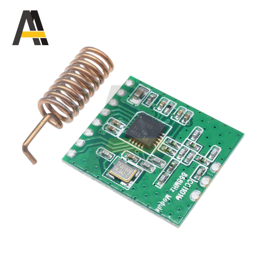 GPIO - CC1101 10mW Wireless Module 433MHZ 868MHZ 1.8-3.6V Long Distance Transmission With SMA Antenna Wireless Transceiver Module