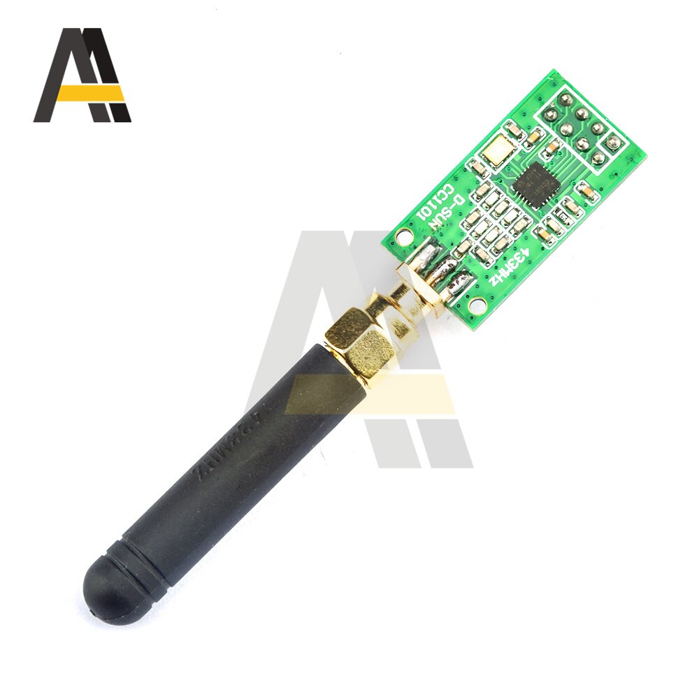 GPIO - CC1101 10mW Wireless Module 433MHZ 868MHZ 1.8-3.6V Long Distance Transmission With SMA Antenna Wireless Transceiver Module