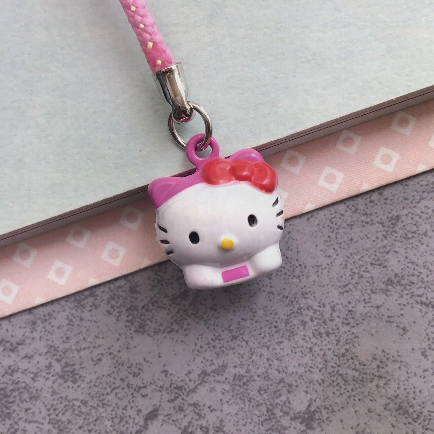 Charms - Kawaii Sanrio Hello Kitty Accessories Mini Bells Charms Phone Charms Key Rings School Bag Charms Decorations Girl Friend Gifts