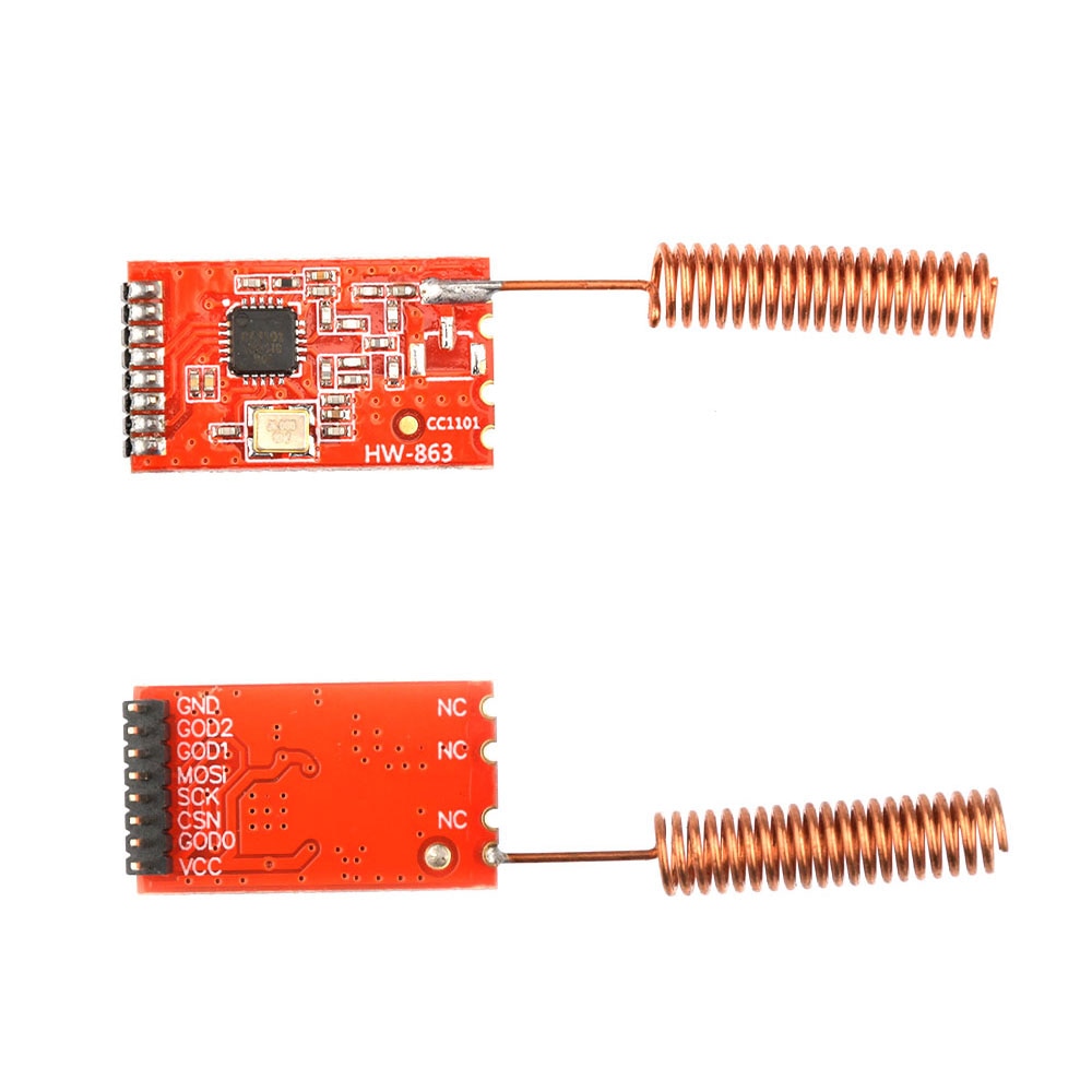 GPIO - CC1101 10mW Wireless Module 433MHZ 868MHZ 1.8-3.6V Long Distance Transmission With SMA Antenna Wireless Transceiver Module