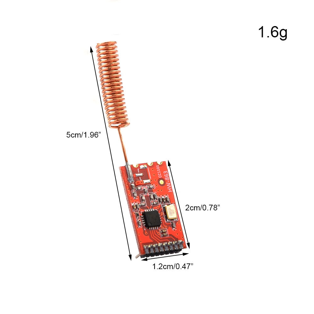 GPIO - CC1101 10mW Wireless Module 433MHZ 868MHZ 1.8-3.6V Long Distance Transmission With SMA Antenna Wireless Transceiver Module